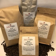 BRAZIL SANTOS STOCKLER 17/18  Hand Roasted To Order Arabica Coffee Beans/Grounds