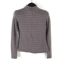 Ibex 3/4-Zip Merino Wool Sweatshirt Women's Medium Mock Neck Pullover Outdoor