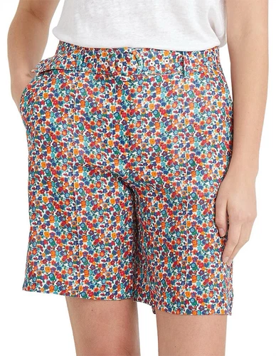 Sportscraft Size 16 Gleeson Liberty Floral 100% Linen Shorts - Picture 1 of 10