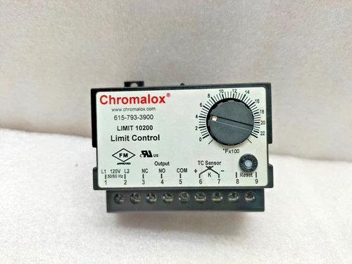CHROMALOX LIMIT-10200 TEMPERATUE LIMIT CONTROLLER 615-793-3900