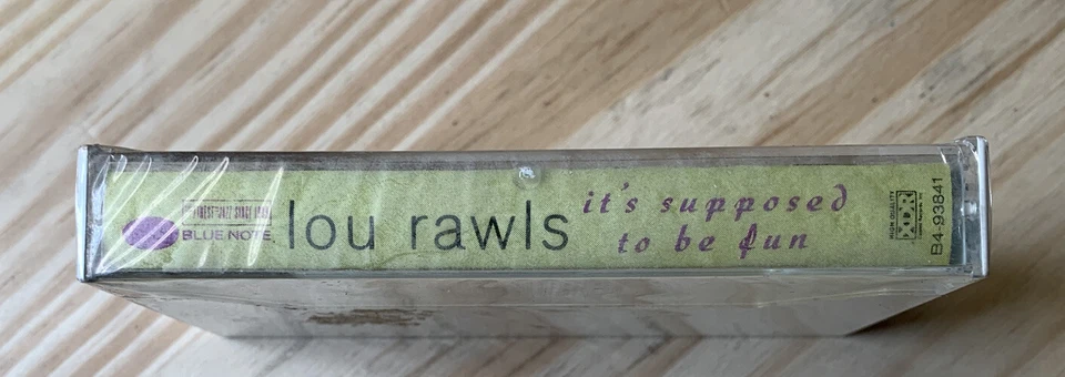 Lou Rawls It’s Suppose To Be Fun Cassette Tape 1990 Capital Records R&B Jazz New - Image 2 of 3