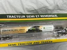 John Deere Fuel Lubricant Oil Peterbilt 385 w TANKER Spec-cast 1:64 NIB rare!