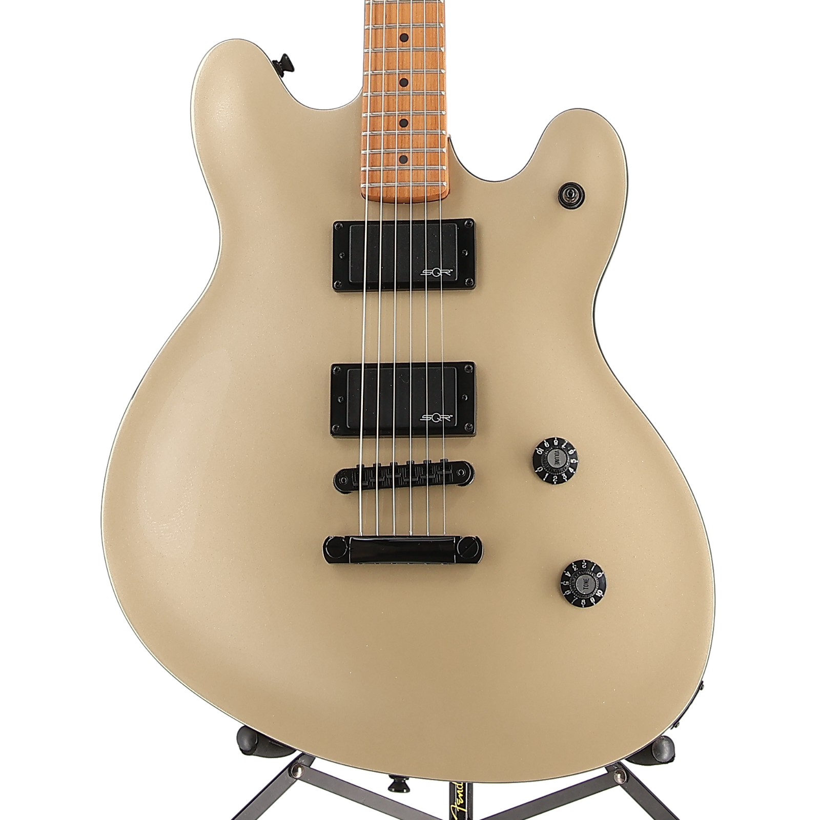 Squier Active Starcaster Electric Guitar in Shoreline Gold