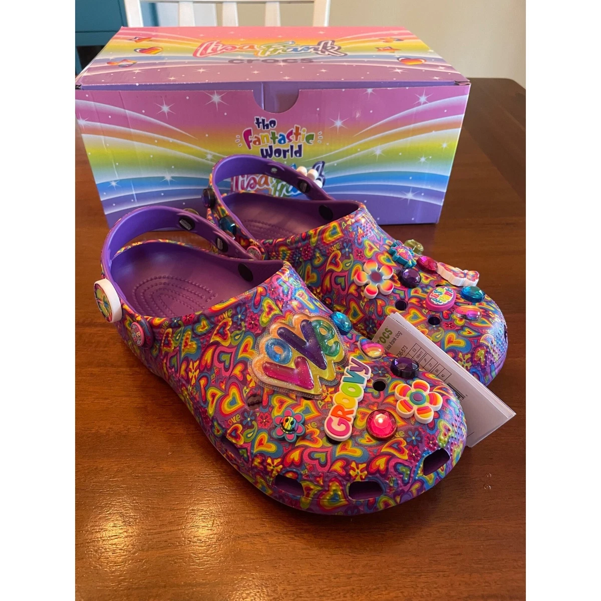 Purple crocs mens size 11 sale