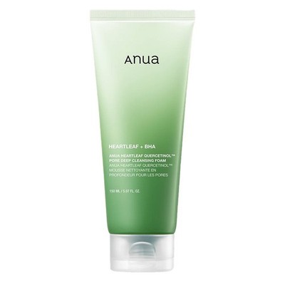 ANUA Heartleaf Quercetinol Pore Deep Cleansing Foam Face Wash Cleanser 150ml