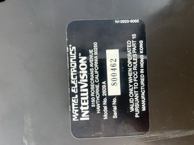 Atari Mattel 2609 Intellivision Game Console + games and voice synthesis module