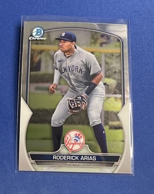 2023 Bowman Chrome Prospects #BCP-135 Roderick Arias New York Yankees