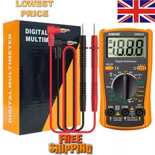 Professional Digital Multimeter Voltmeter Ohmmeter Ammeter Multi Tester Meter UK