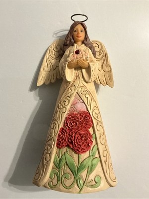 JIM SHORE HEARTLAND CREEK ''JUNE'' BIRTHSTONE ANGEL FIGURINE 6001567 NO BOX Read
