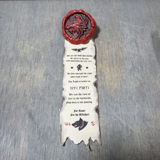 Starforged Warhammer 40K Space Wolf Purity Seal Pin Badge