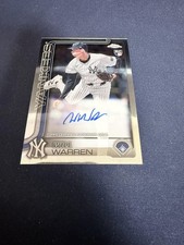 2025 Topps Chrome #RA-WWA Will Warren Rookie Autographs