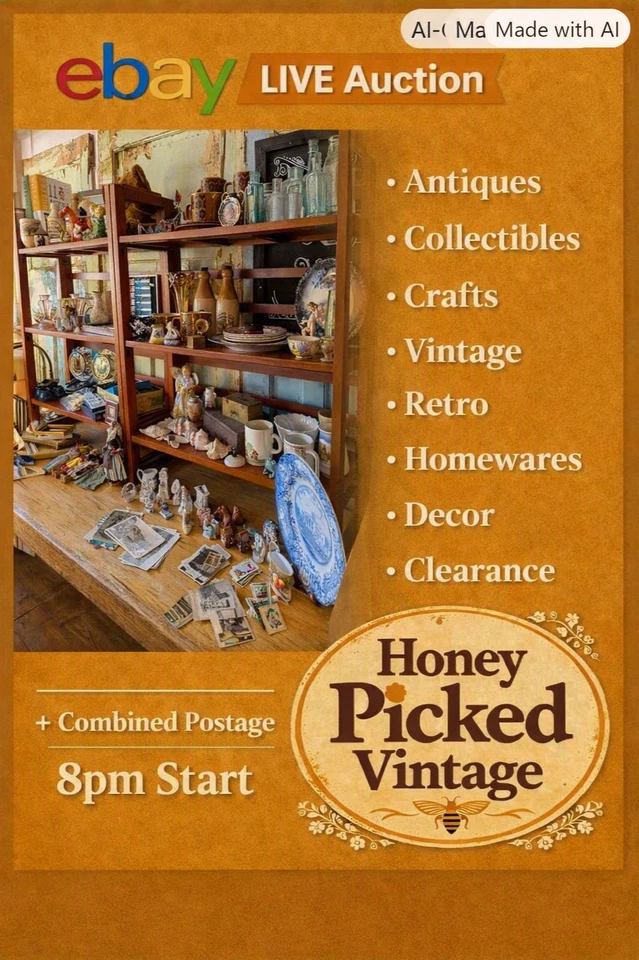 Antiques, Collectibles, Crafts, Vintage, Retro, Homewares, Decor, Clearance