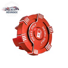 Red Magnetic Fuel Cap For Ram 1500 2500 3500 3.0l 6.7l 2019-20 21 22 23 24 25 26
