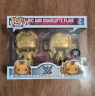 Funko Pop! Ric and Charlotte Flair WWE Exclusive (Gold Special Edition) 2-pack