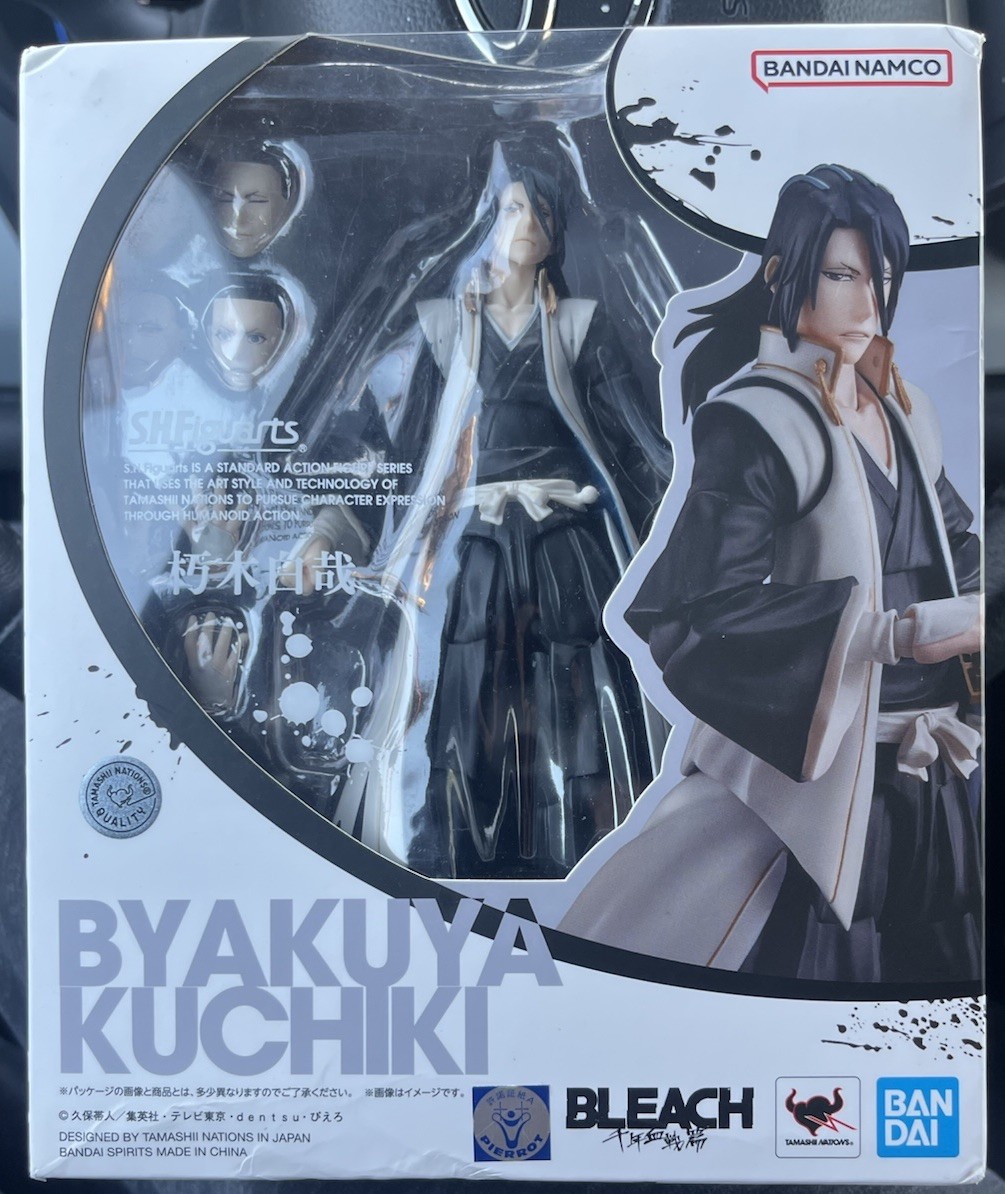 Bandai Namco S.H.Figuarts Byakuya Kuchiki ***leg Broken