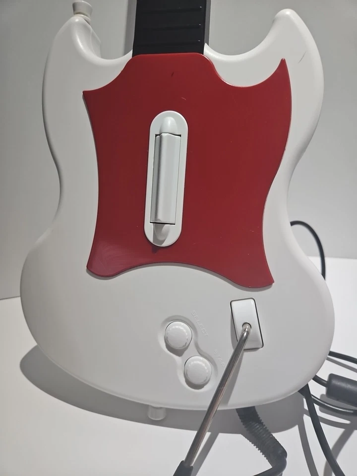 Controlador Sony PlayStation 2 PS2 Guitar Hero rojo octano SG 95077 sin probar Foto 2 de 4