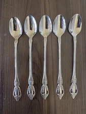 Oneida Distinction Deluxe ~ RAPHAEL 5 Iced Tea Spoons ~ FIVE 
