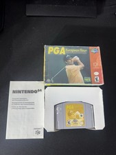 PGA European Tour (Nintendo 64 N64) Game & Box