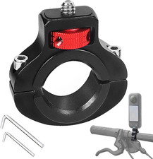 Aluminum Bike/Motorcycle Handlebar Mount for GoPro, Insta360, DJI Osmo and Fill