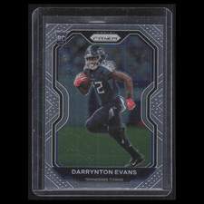 Darrynton Evans Rookie #396 2020 Panini Prizm Tennessee Titans Football Card NFL. rookie card picture
