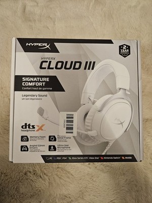 Hyperx Cloud 3 Weiß Headset OVP neuwertig |Kompatibel PC Xbox Playstation Switch