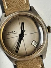 Timex Vintage 1975 Marlin 30MM Wind Up 26650 02575 New Band Watch Runs Good
