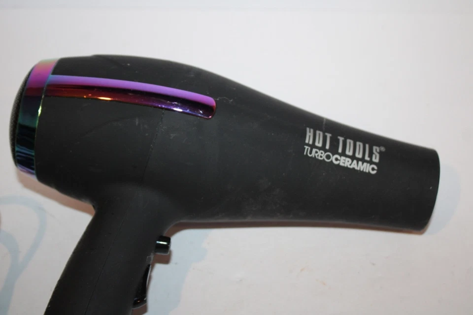 Hot Tools HT7007 Turbo Ceramic Ionic Hair Dryer 1875W Black Tested Works - Image 2 of 4