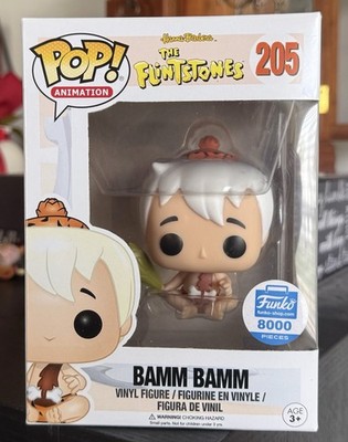 VAULTED Funko Pop Animation: BAMM BAMM #205 L.E. 8000 Pcs Funkp Shop Exclusive