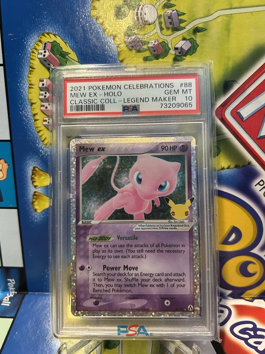 Mew Pokémon TCG Professional Sports Authenticator (PSA) Grade 10