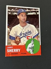 1963 Topps Baseball #565 Larry Sherry EX+ Los Angeles Dodgers High Number