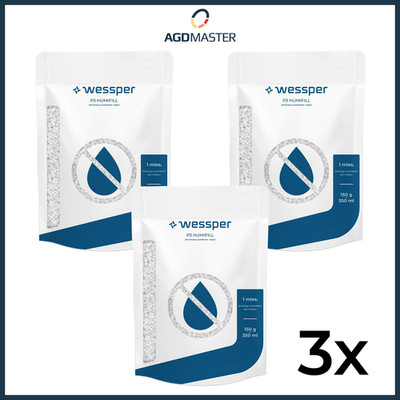 Feuchtigkeitskiller Nachfüllpack 3x 150g Raum Entfeuchter Wessper P3 HUMIFILL