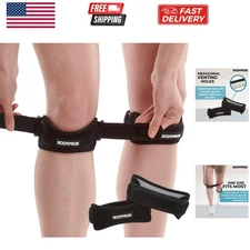 Adjustable Knee Strap 2 Pack for Pain Relief - Essential for Active Adults