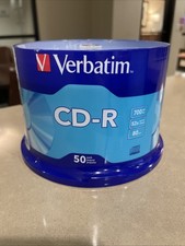 Verbatim CD-R 700MB 80min 52x Blank Discs 50 Pack Spindle