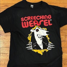 Vintage Screeching Weasel Graphic T-Shirt Short Sleeve CO 235
