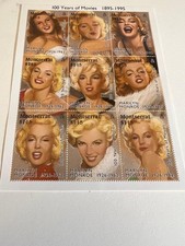 Montserrat SS Marylin Monroe émission MNH 1995