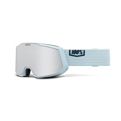 100% SNOWCRAFT XL HiPER Premium Protective Goggles (Cloud 9 - Mirror Blue Lens)