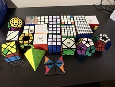 Assorted Rubiks Cubes