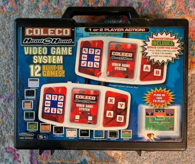 COLECO HEAD TO HEAD VIDEO GAME SYSTEM W/ 12 BUILT-IN GAMES - PLUGS INTO TV -2005