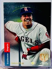 1993 UPPER DECK SP ROOKIE PREMIER PROSPECTS EDUARDO PEREZ #284 BASEBALL CARD. rookie card picture