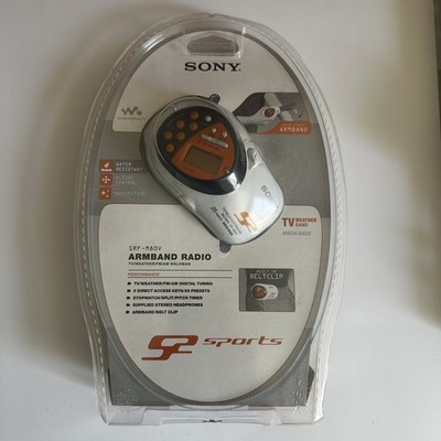 Sony S2 SRF-M80V Sports Armband Radio TV Weather FM/AM Walkman 2002 - New Sealed