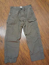 Wrangler Authentics 38x32 Dark Khaki Nylon Cargo Pants Outdoors Workwear