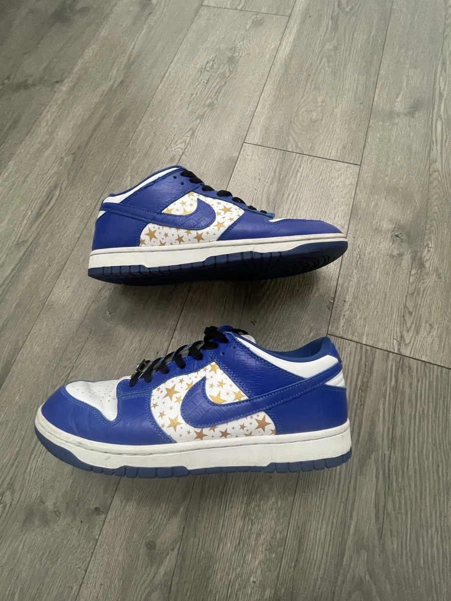 Nike SB Dunk Low Supreme Stars Hyper Royal 2021 for Sale