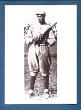 JOHN HENRY "POP" LLOYD ~ BLACKBALL Negro League large 4" X 6"+ postcard [HOF]