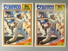LOT OF (2) 1988 Topps Revco League Leaders #21 Kirby Puckett