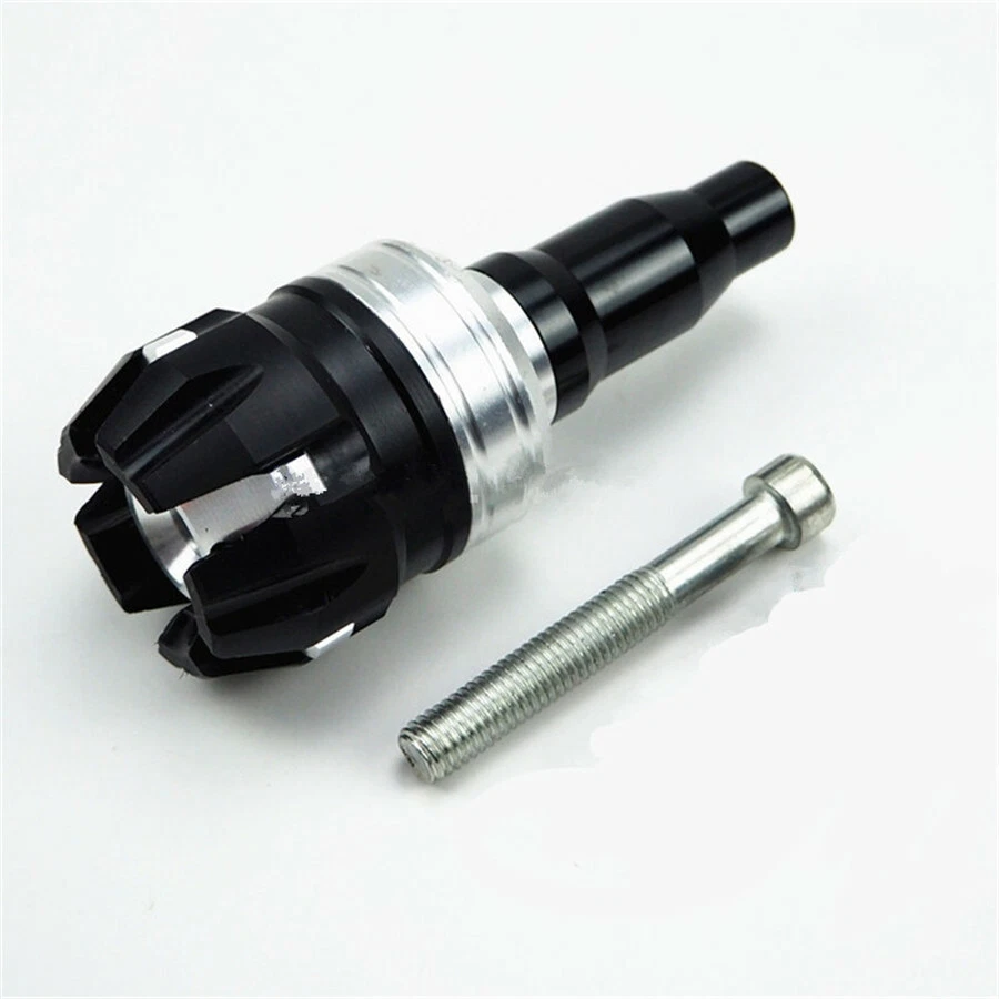 Protector contra caídas de aleación de aluminio CNC para motocicleta almohadilla anti choque marco deslizante Foto 3 de 4