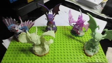 Skylanders SonicBoom And Cybder Glow in the Dark/FlashWing/PhantomCynder