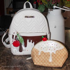 betsey johnson baseball backpack marshalls