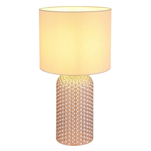 Elegante lampada da tavolo in vetro vintage – luce notturna in