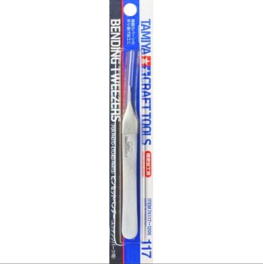 Tamiya 74117 Craft Tool Bending Tweezers For Photo Etched Parts