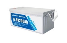 Batteria 12.8v 200ah LITIO Lifep04 per kit fotovoltaico pannelli energia solare
